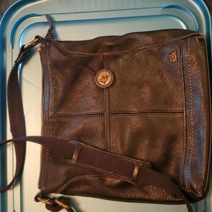 The Sak Iris pebbled leather cross body/shoulder bag.